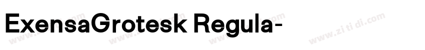 ExensaGrotesk Regula字体转换 ExensaGrotesk Regula字体转换